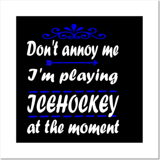 Ice Hockey Bodycheck Puck Stadium Gift Posters and Art